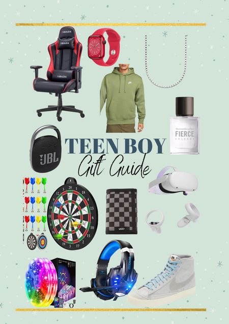 Ten boy gift guide. Teen gifts. Gamer gifts. Nike blazers. Video games. #giftguide #teengifts #ltkgiftguide 

#LTKGiftGuide #LTKHoliday #LTKSeasonal