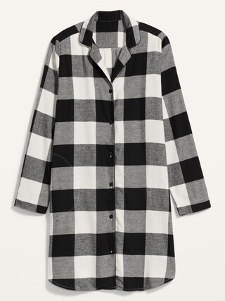 Buffalo Plaid Flannel Nightgown for Women | Old Navy (US)