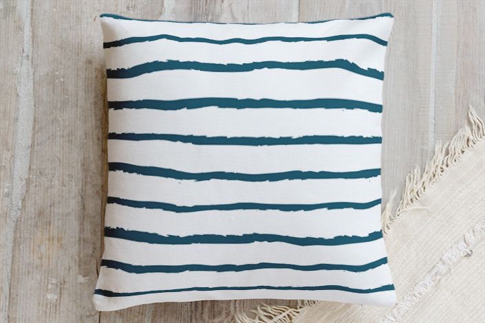 Soft Stripes Pillow | Minted