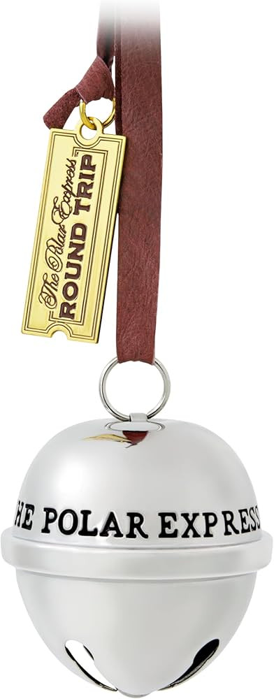 Hallmark Keepsake Christmas Ornament 2025, The Polar Express Santa's Sleigh Bell 2025, Metal, Chr... | Amazon (US)