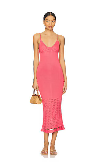 PEIXOTO Nora Knit Dress in Pink. - size S | Revolve Clothing (Global)