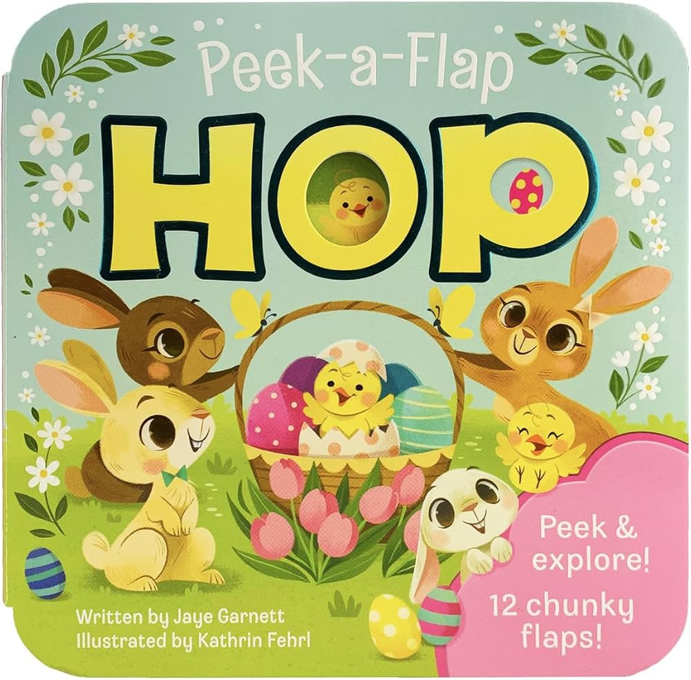 Peek-a-Flap Hop - Children's Lift-a-Flap Board Book Gift for Easter Basket Stuffers, Ages 2-5 | Amazon (US)
