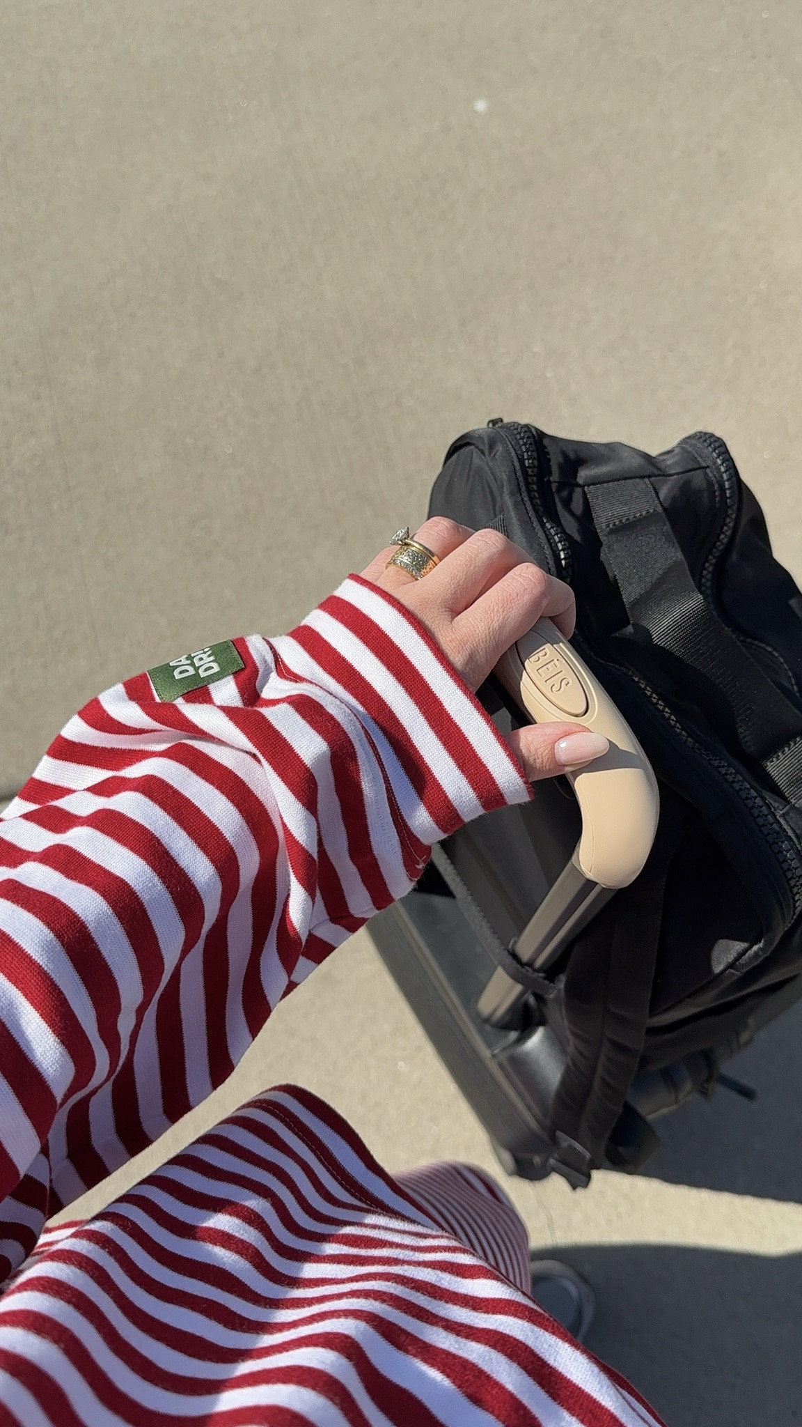 Airport outfit! And my luggage is on sale this weekend - Travel, Daily Drills, luggage, Beis, airport outfit, travel outfit, backpack, Lululemon 

 

#LTKFindsUnder100 #LTKTravel