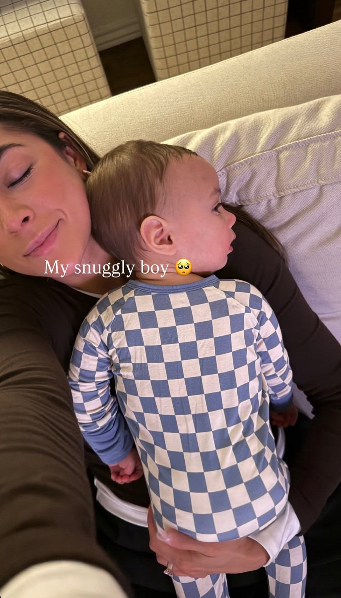 Cutest checkered blue and white bamboo pajamas! 

#LTKbaby #LTKmomlife