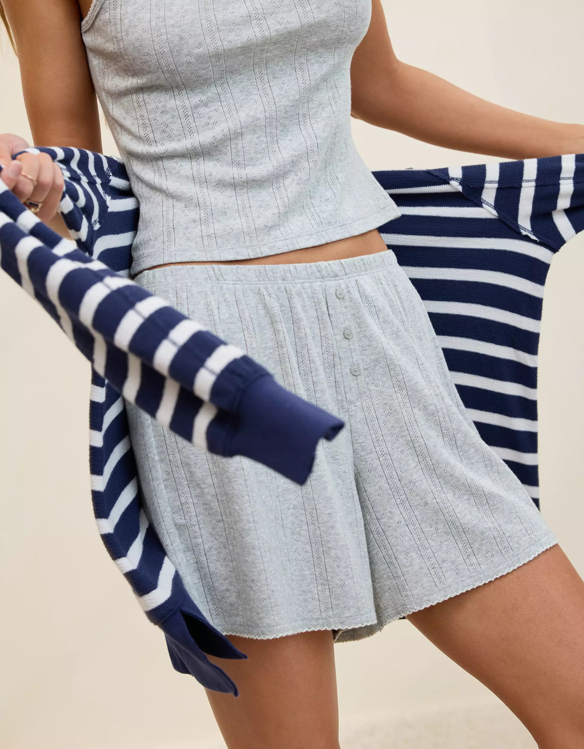 Aerie Off-Duty Pointelle Boxer | Aerie