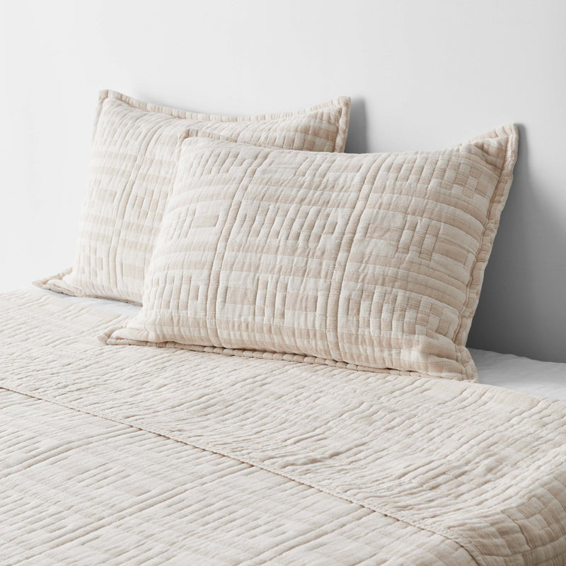 Alegria Organic Cotton Quilted Bed Blanket | The Citizenry