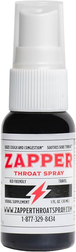All-Natural Organic Herbal Sore Throat spray with colloidal silver & echinacea for immune support... | Amazon (US)