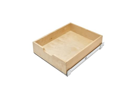 Rev-A-Shelf 17.71" Pullout Kitchen Cabinet Drawer w/Soft-close, 4WDB-18SC-1 | Amazon (US)