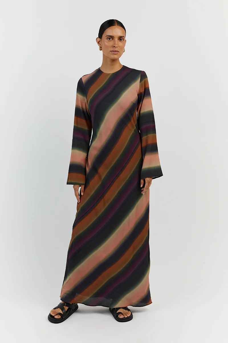 LULU OMBRE SLEEVED DRESS | DISSH