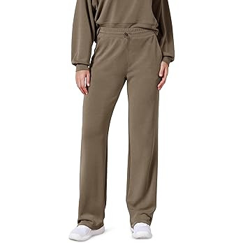 ODODOS Women's Modal Soft Wide Leg Pants with Pockets Adjustable Shockcord High Waist Casual Loun... | Amazon (US)