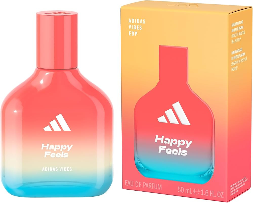 adidas Vibes Happy Feels Eau de Parfum, For All, 1.6 fl oz | Amazon (US)
