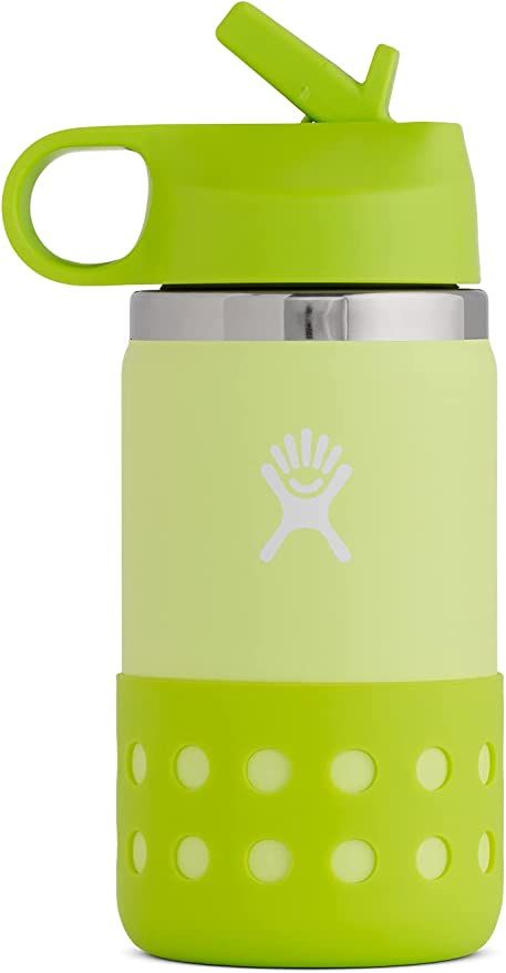 Hydro Flask Kids Wide Mouth Water Bottle with Straw Lid | Amazon (US)