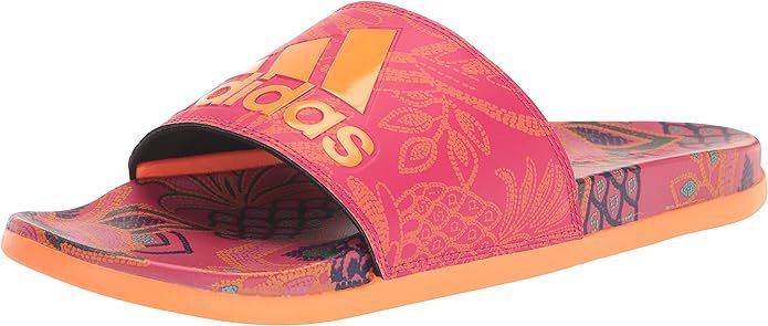 adidas Women's Adilette Comfort Slide Sandal | Amazon (US)