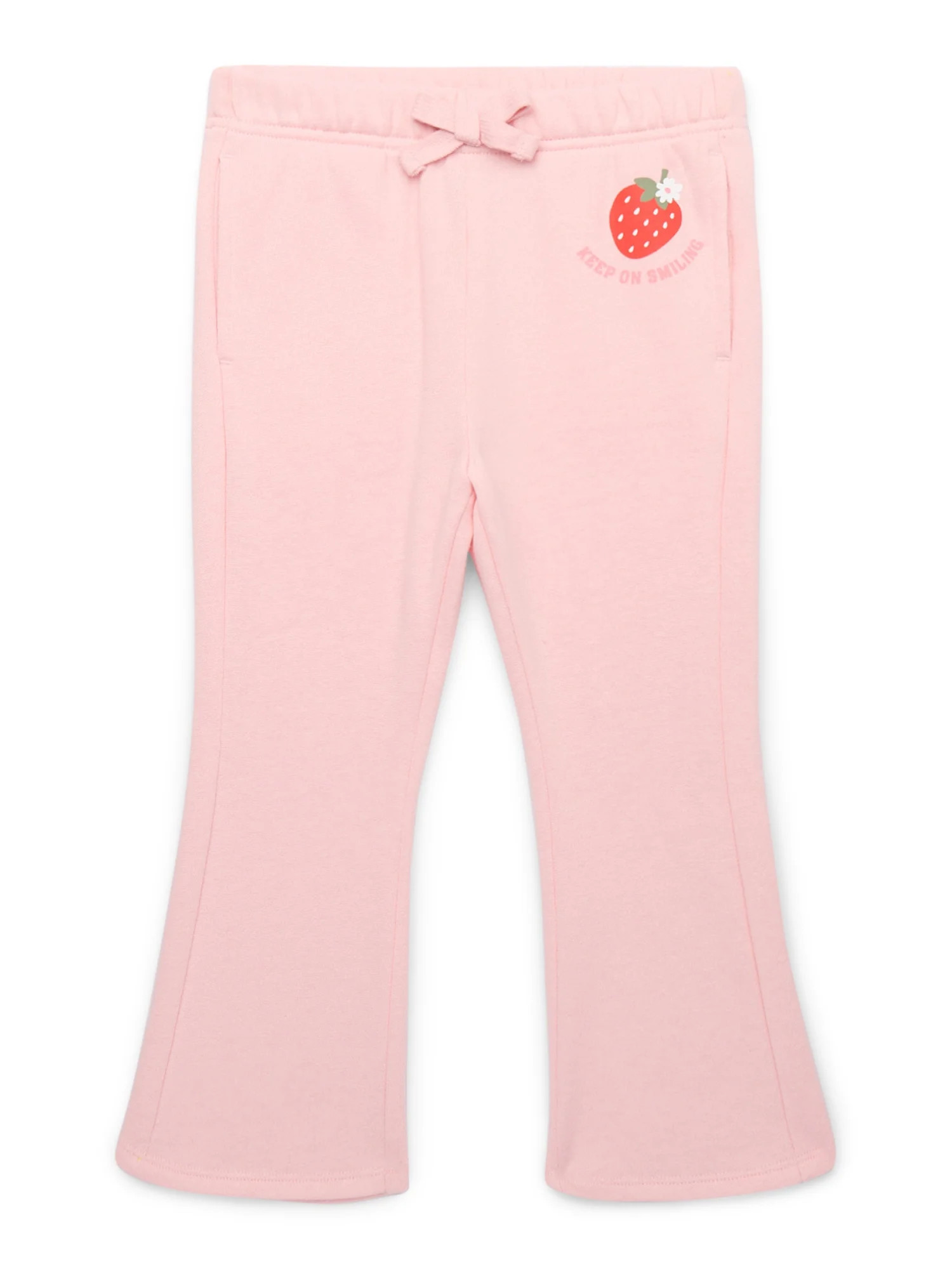 Wonder Nation Toddler Girl Fleece Pant, Sizes 12M-5T | Walmart (US)