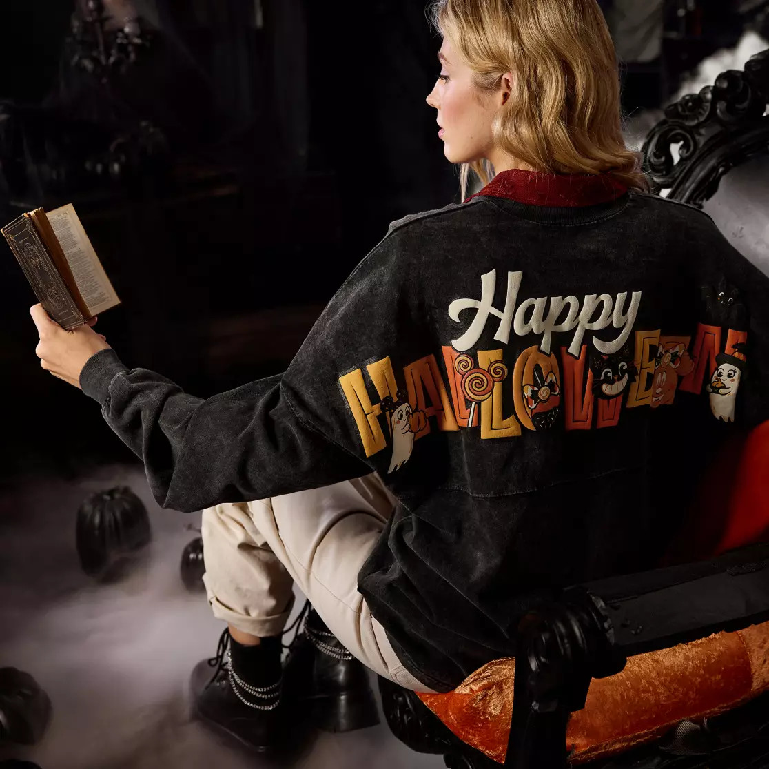 Mickey and Minnie Mouse ''Happy Halloween'' Spirit Jersey\u00ae for Adults | Disney Store