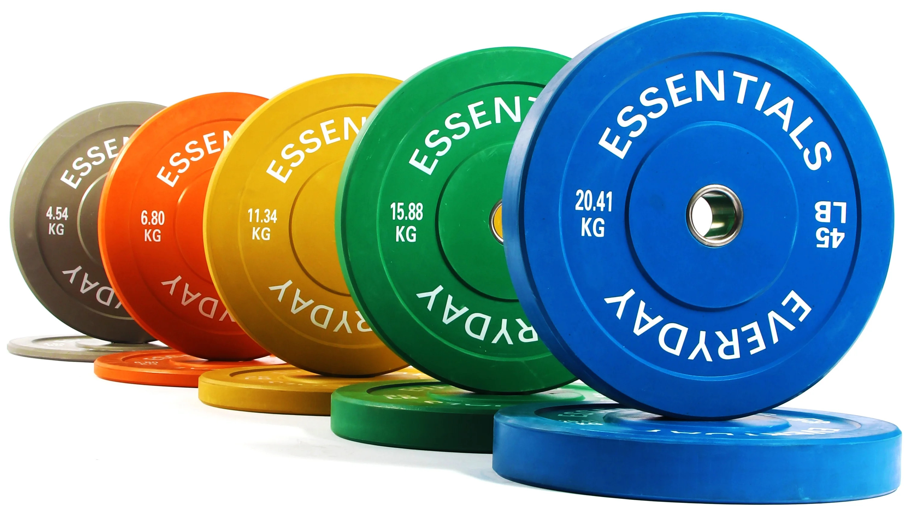 BalanceFrom Olympic Bumper Plate Weight Plate with Steel Hub, Color Coded, 260 lbs Set, Multiple ... | Walmart (US)