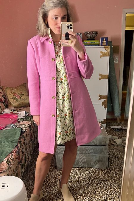 Ah! It’s almost sold out! Get it before it’s gone. How can you miss the chance to wear a beautiful ladylike coat that’s name “decorative pink?” On major sale too! True to size. Go up a size if you’re gonna wear sweaters underneath. Also linking the city coat; I own and love that too! True to size! 

#LTKSeasonal