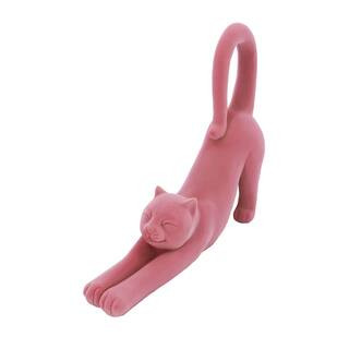 12" Flocked Stretching Halloween Tabletop Cat by Ashland® | Michaels | Michaels Stores