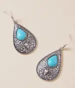 Turquoise Teardrop Earring | Buckle