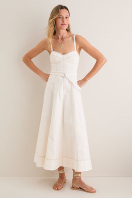 Off White Fiona Dress | Tuckernuck (US)