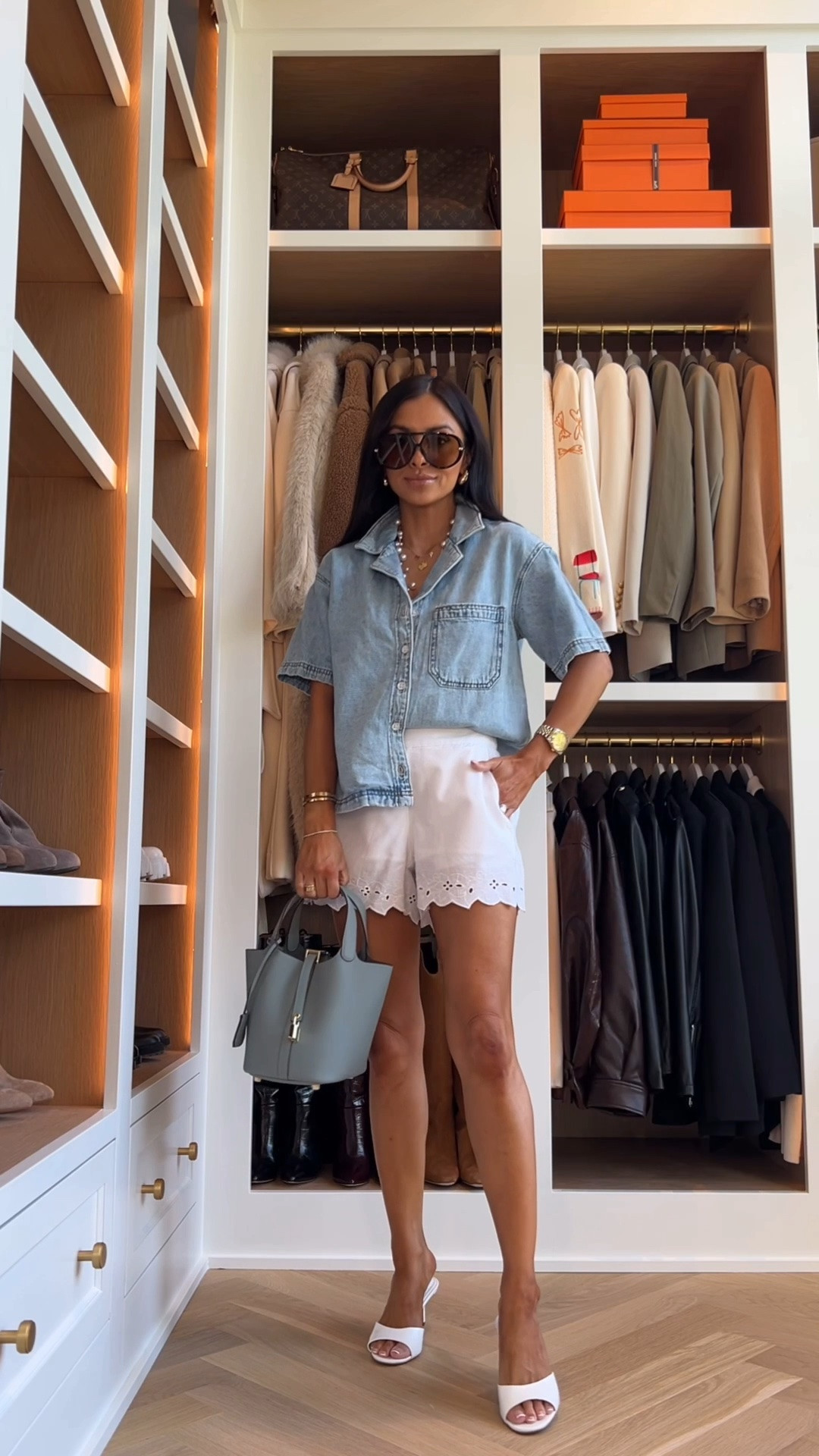Target summer finds 
4th of July outfit ideas / casual summer outfits 
Wearing an XS in everything, shoes run TTS
Target denim shirt
Target white eyelet shorts

#LTKmomlife #LTKOver40 #LTKootd