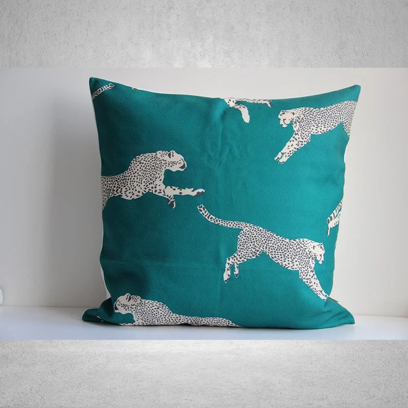 Multi Colorways Leopards Throw Pillow Covers  Panthers | Etsy | Etsy (US)