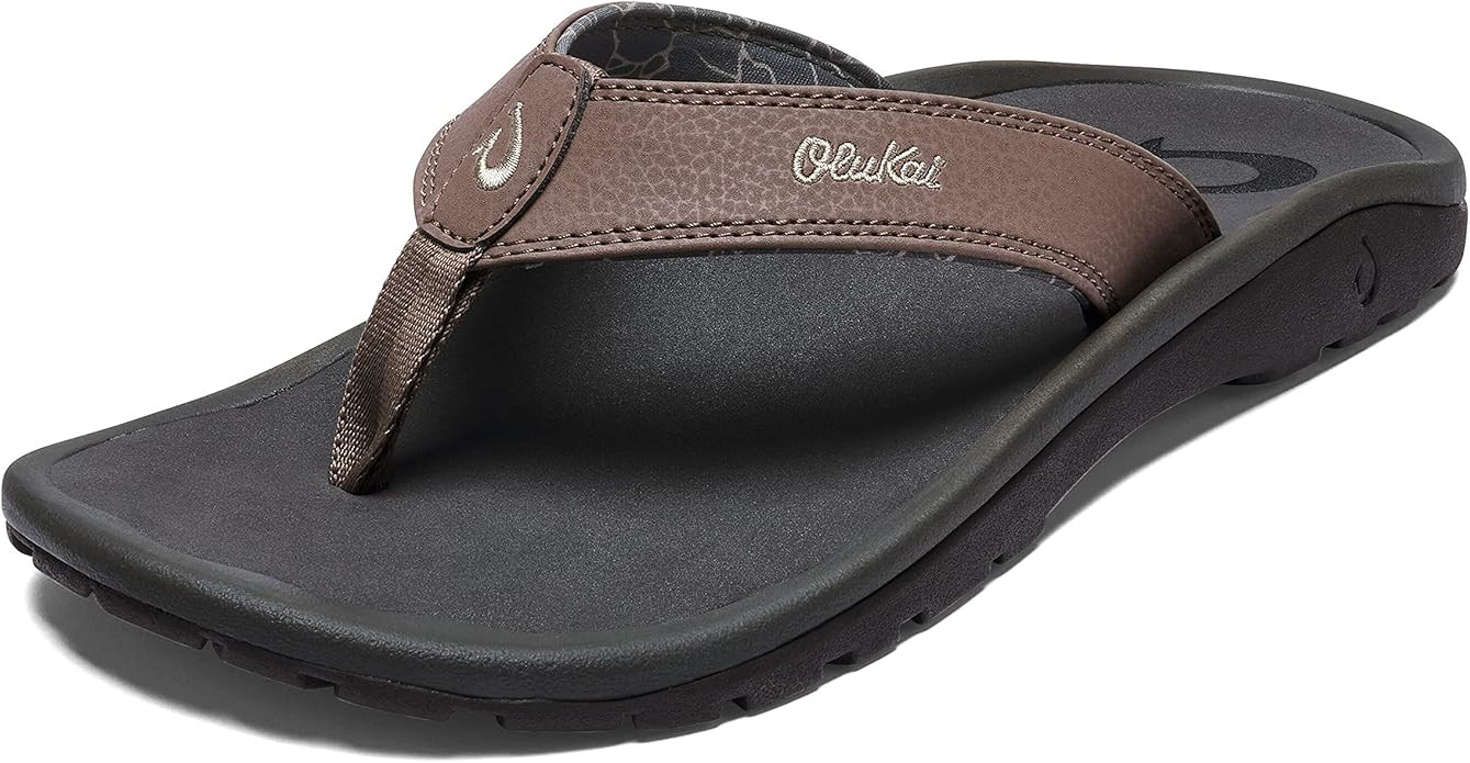 OluKai Ohana Men's Sandals, Water Resistant Flip Flops with Arch Support, Lightweight Comfort for... | Amazon (US)