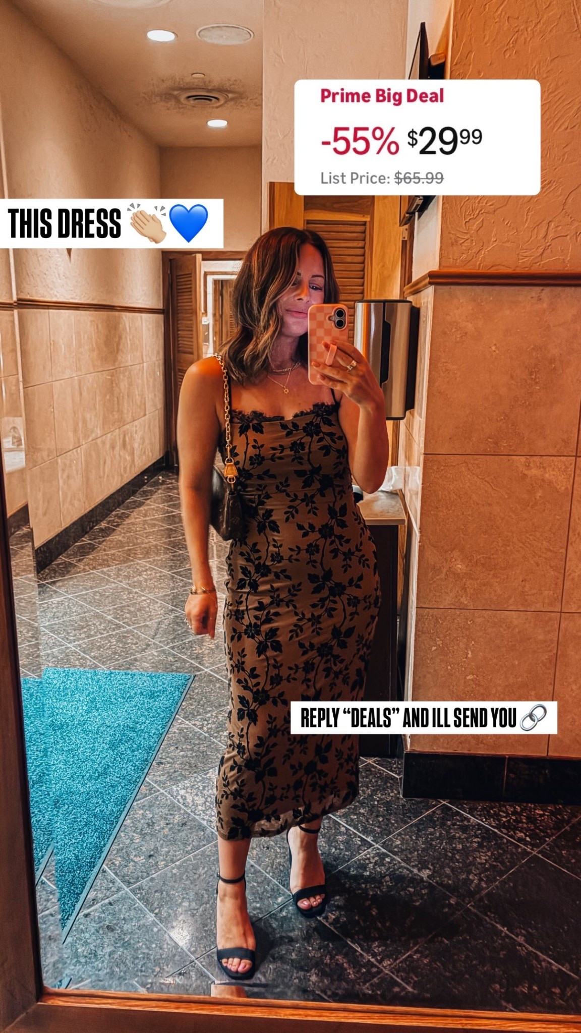 THIS DRESS 👏🏼💙 Perfect for date night!!!