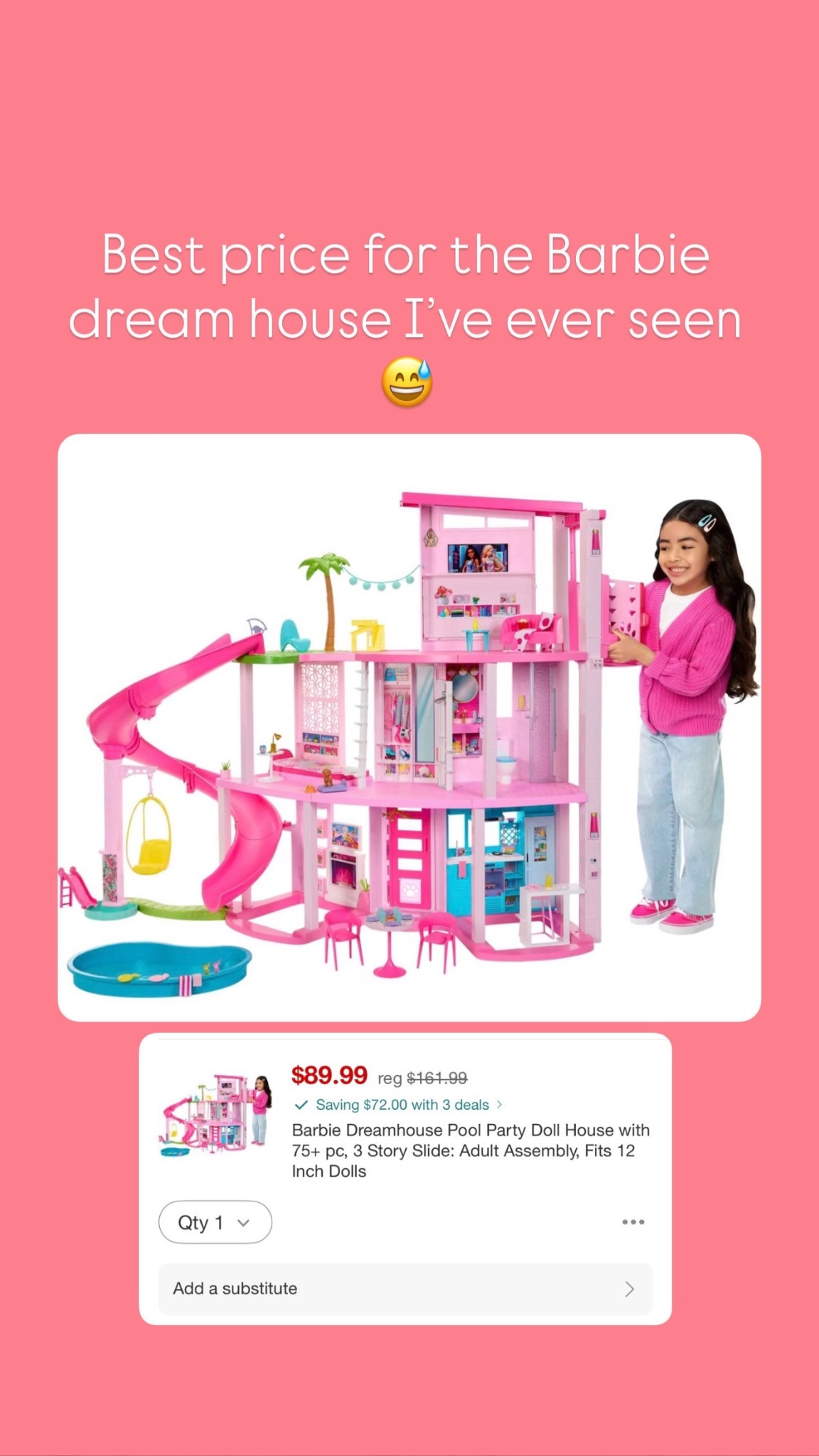 Major Barbie dream house sale! 

#LTKSeasonal #LTKKids #LTKFindsUnder50