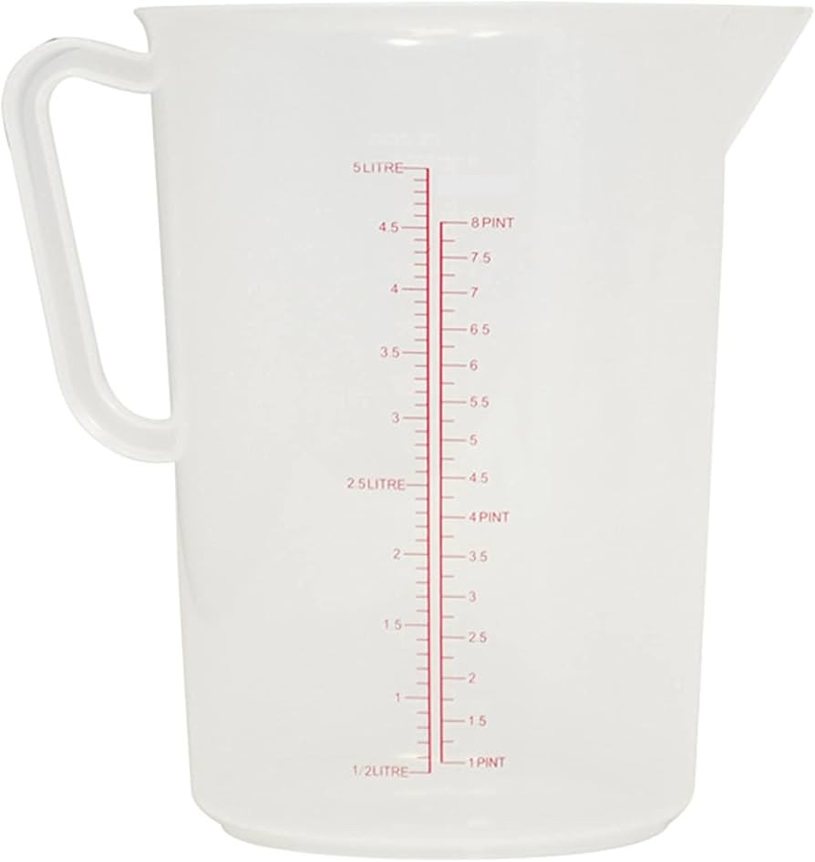 Acense Polypropylene Measuring Jug, Precise Measurement, Perfect Narrow Stem, Spillage-Free, Mult... | Amazon (UK)