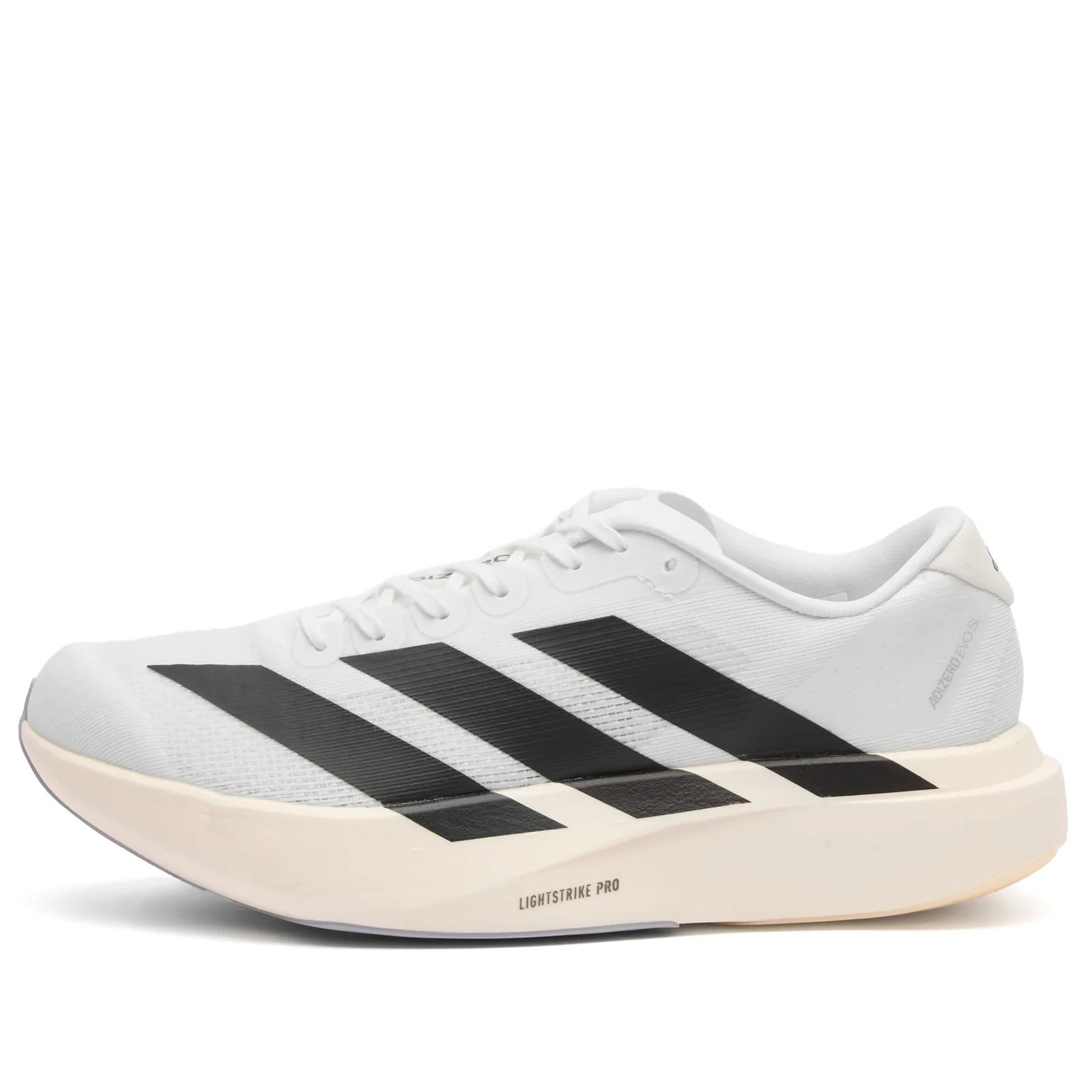 Adidas Running adidas Adizero Evo SL Sneaker in Ftwr White/Core Black/Ftwr White, Size UK 8.5 | END. Clothing
