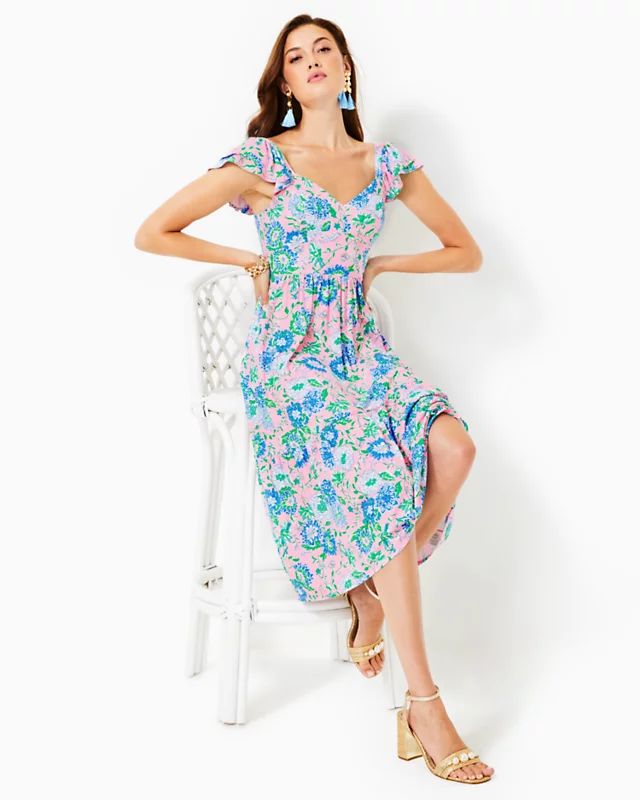 Bayleigh Midi Dress | Lilly Pulitzer | Lilly Pulitzer
