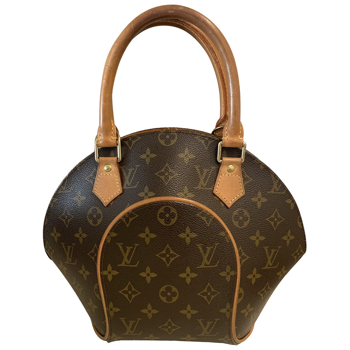 Louis Vuitton Ellipse Brown Leather Handbag for Women | Vestiaire Collective (Global)