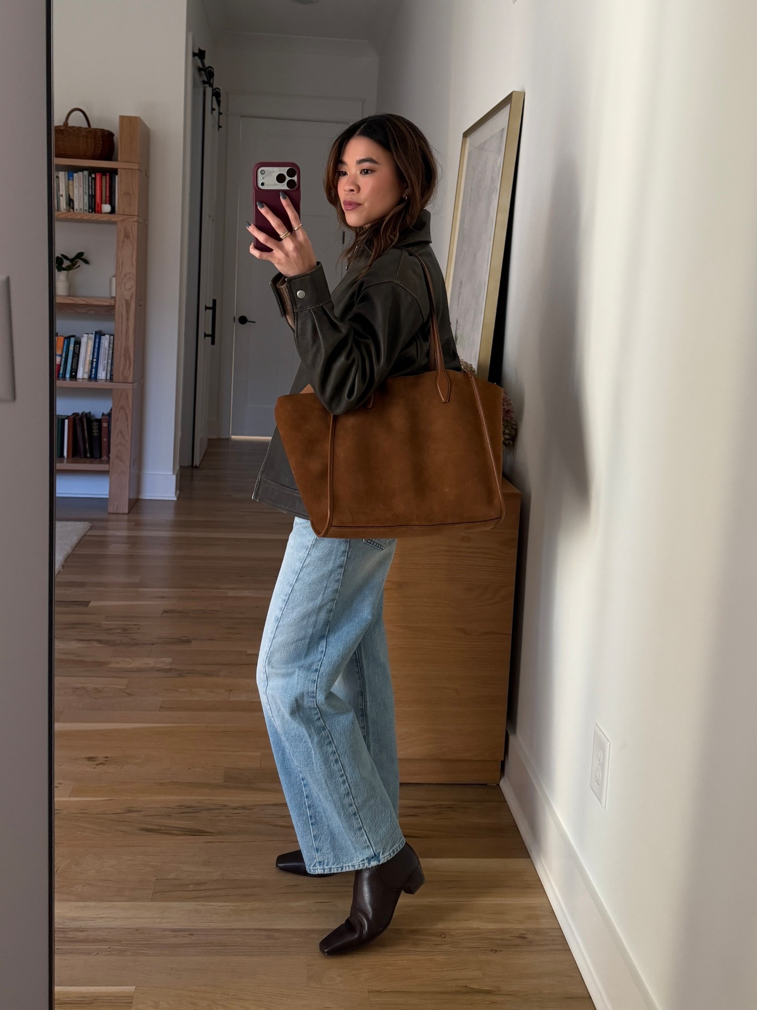 Sizing info: jeans size 24 in this is how I roll, sweater size XS, jacket size XS!

petite fashion, get dressed with me, outfit inspiration, ootd, nashville outfit, Nashville influencer, petite style, vacation style, casual outfits, mom style, petite pants, spring outfits, spring outfit info, spring pants, spring outfit idea, spring top, spring bag, spring sweater, spring shoes, winter outfit, winter pants, winter outfit inpso, winter outfit idea, winter top, winter style, winter sweater, cozy sweater, cold weather sweater, cold weather outfit, bag, purse, denim, jeans, boots, leather jacket,  

 

#LTKootd #LTKSeasonal #LTKPetite