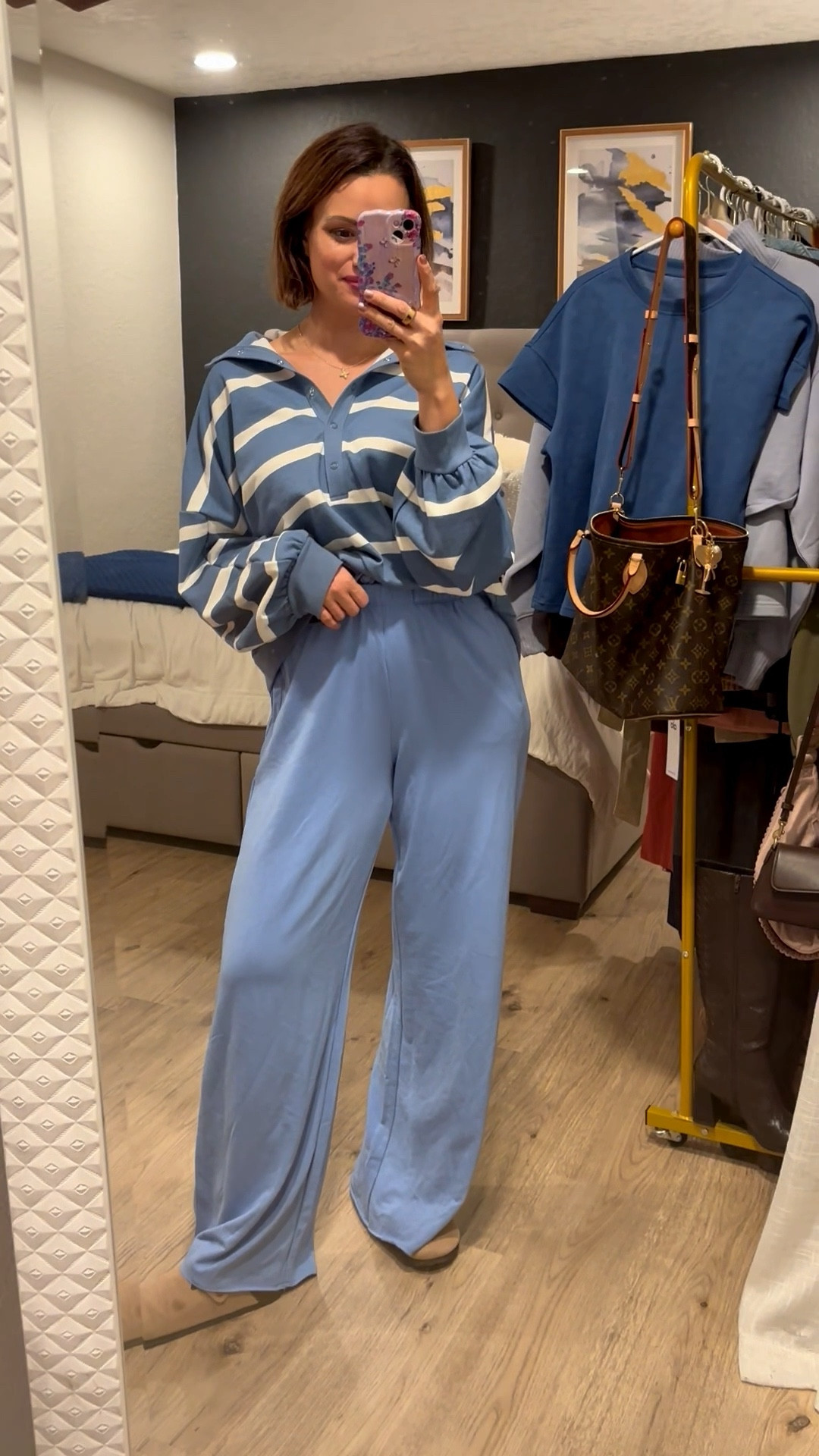 These blue pants are so soft and incredible comfortable! Stretchy at the waistband with an adjustable tie. A great pajama air even loungewear pants, but also something you can wear on the go! 

#LTKootd #LTKFindsUnder50 #LTKdayinmylife