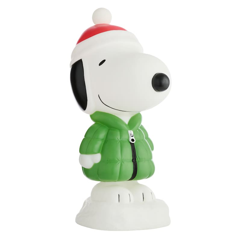Snoopy in Puffer Coat Lit Blow Mold, 24" | At Home