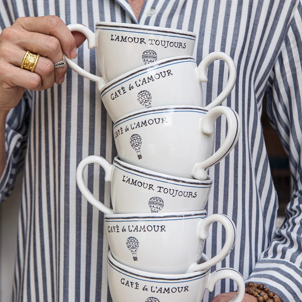 Juliska L'amour Toujours Breakfast Cup & Reviews | Perigold | Perigold