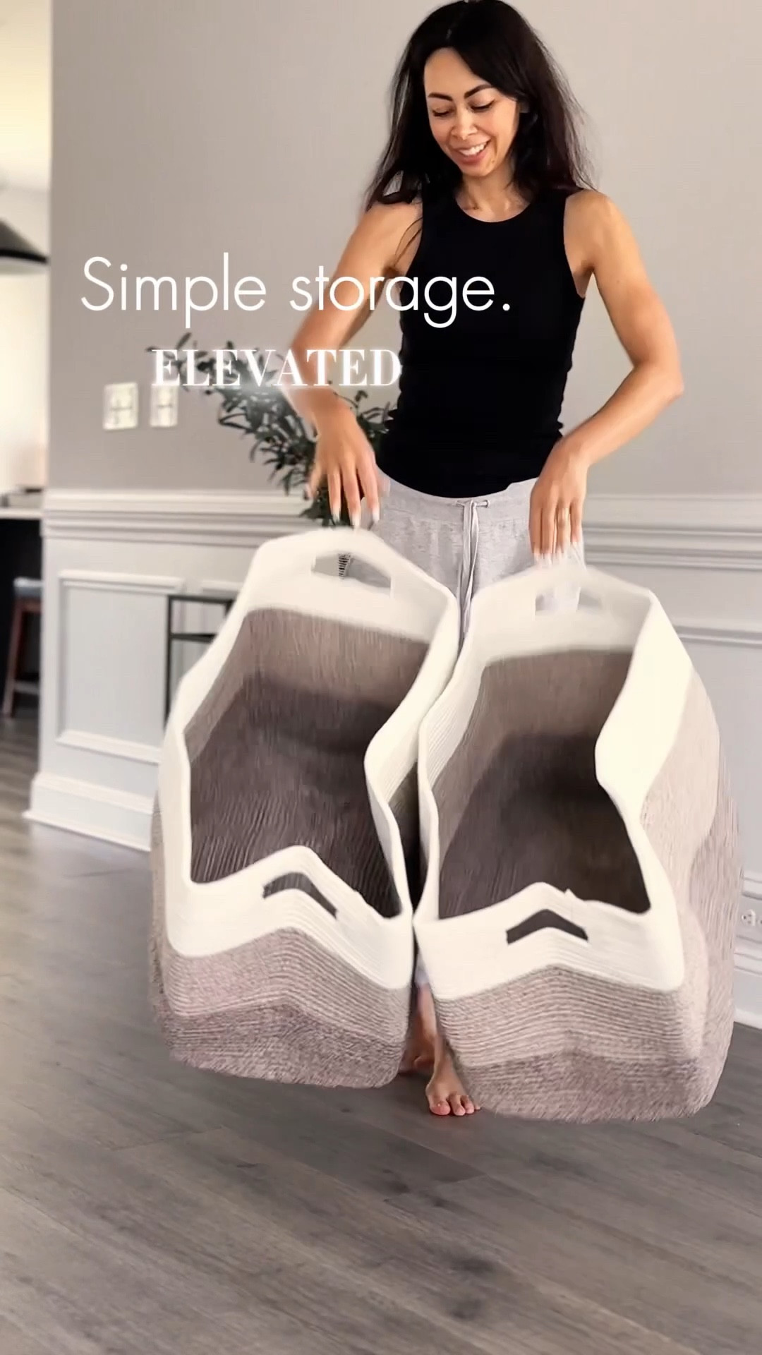 I love these super large storage baskets! You can store blankets in them, or anything you can think of and still be organised! Such a great find! @wayfair #wayfaircreator #homeorganised 

#LTKGiftGuide #LTKHome