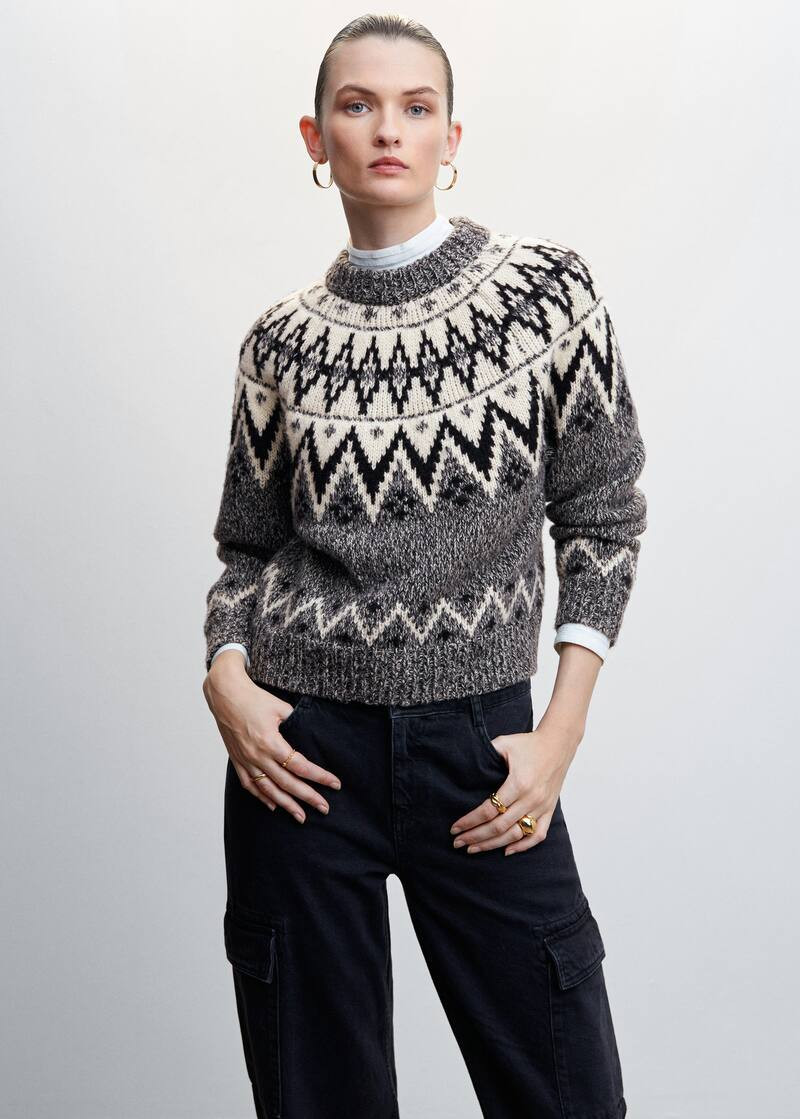 Search: Crew neck border sweater (315) | Mango USA | MANGO (US)
