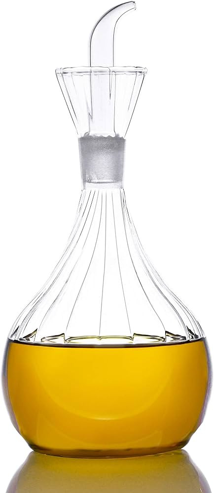 HAIZEEN 31oz/900ml Clear Glass Olive Oil Dispenser Bottle - Oil and Vinegar Cruet with Pourers an... | Amazon (US)