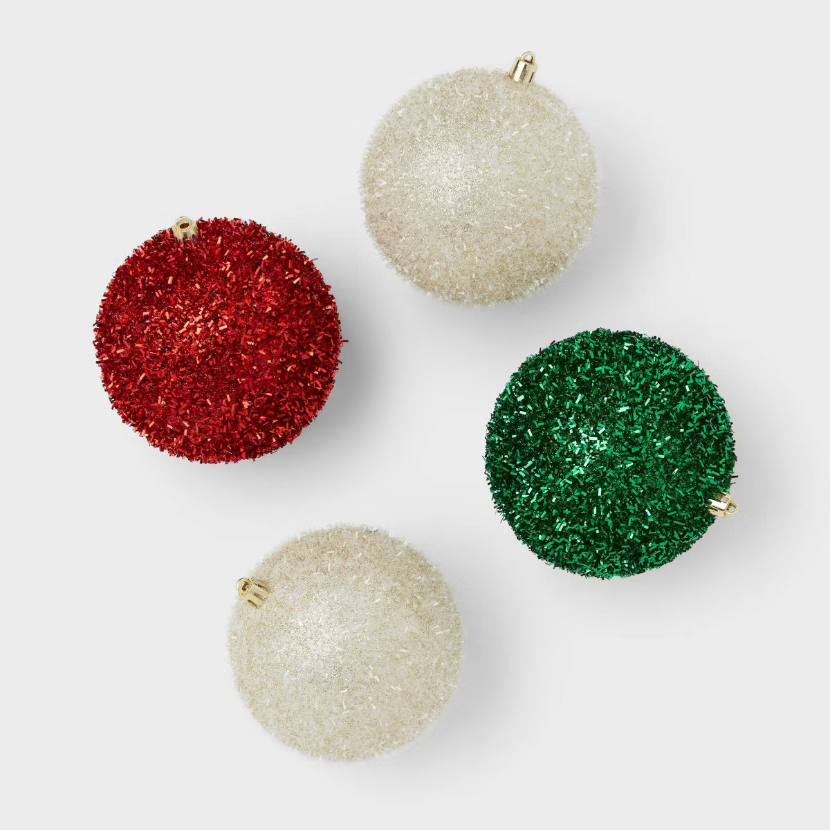 9pc Tinsel Ball Christmas Tree Ornament Set - Wondershop™ | Target
