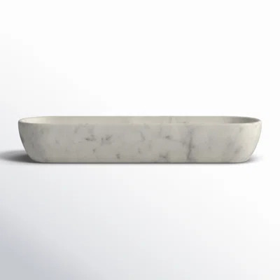 Matheson Marble Oval Decorative Bowl | Wayfair North America