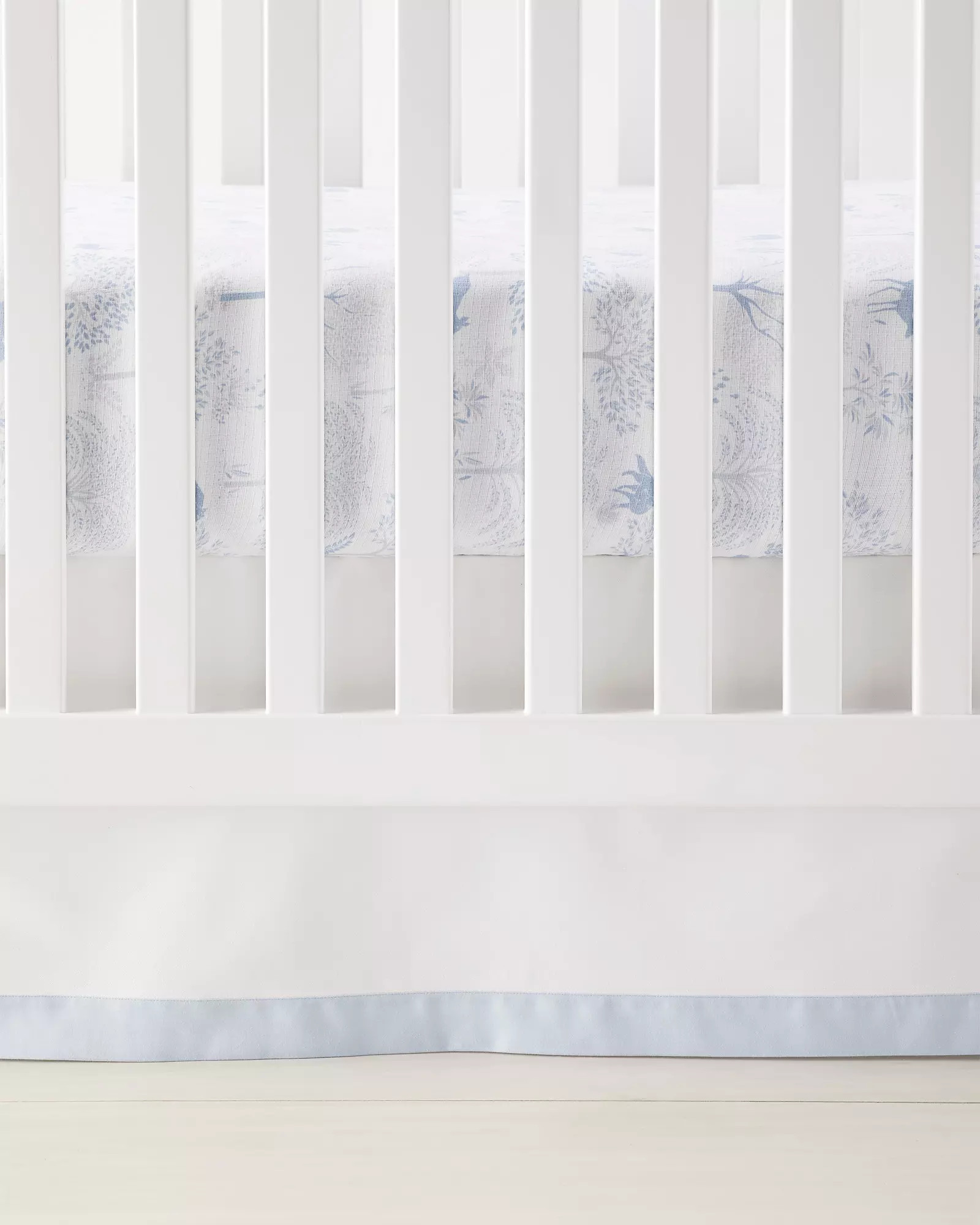 Border Frame Crib Skirt | Serena and Lily