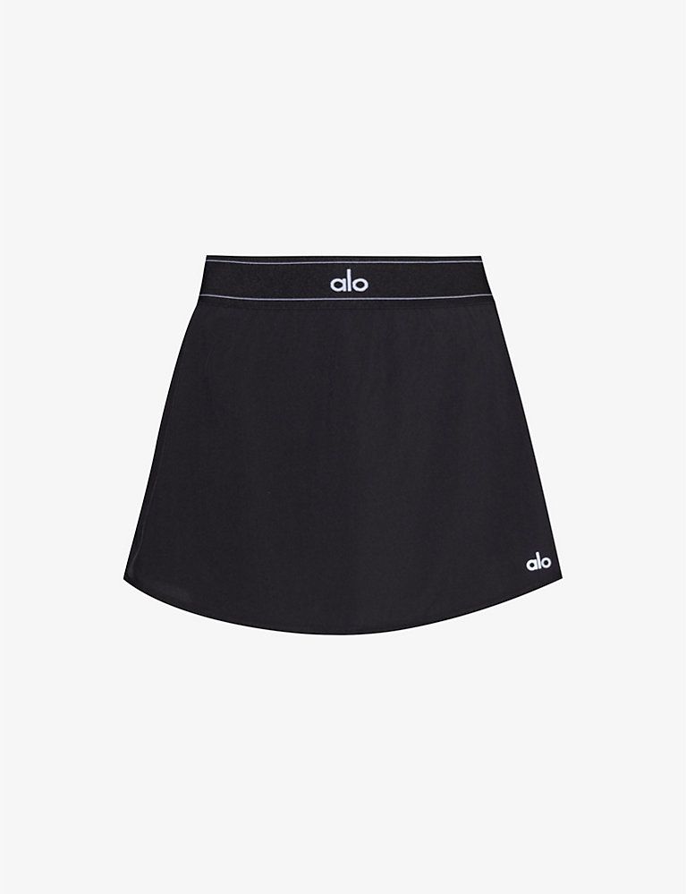 Match Point logo-waistband stretch-woven mini skirt | Selfridges