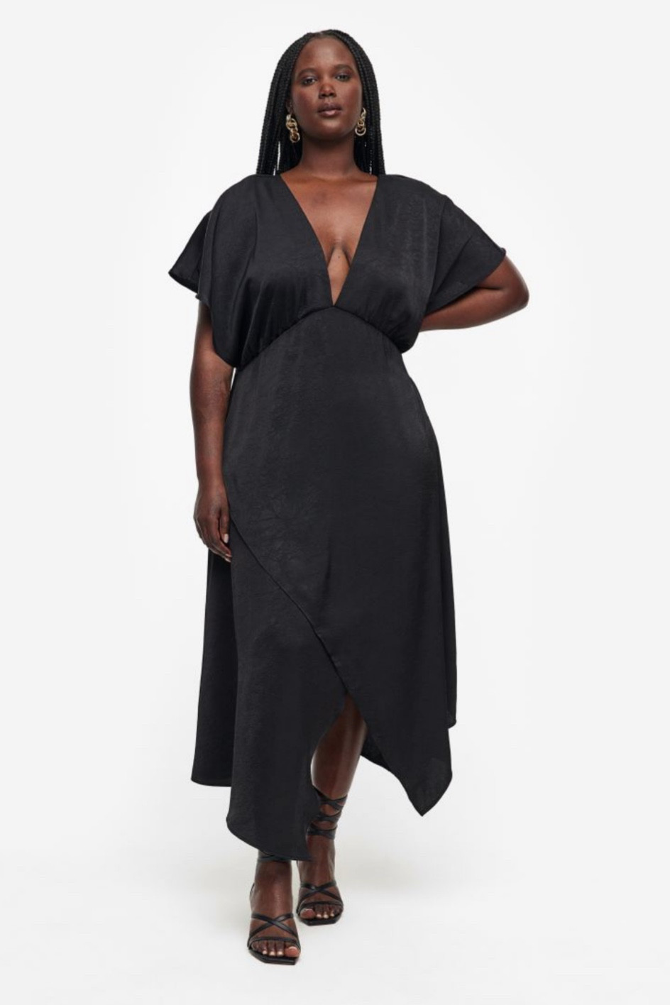 Black midi length wedding guest dress

#LTKwedding #LTKcurves #LTKunder50