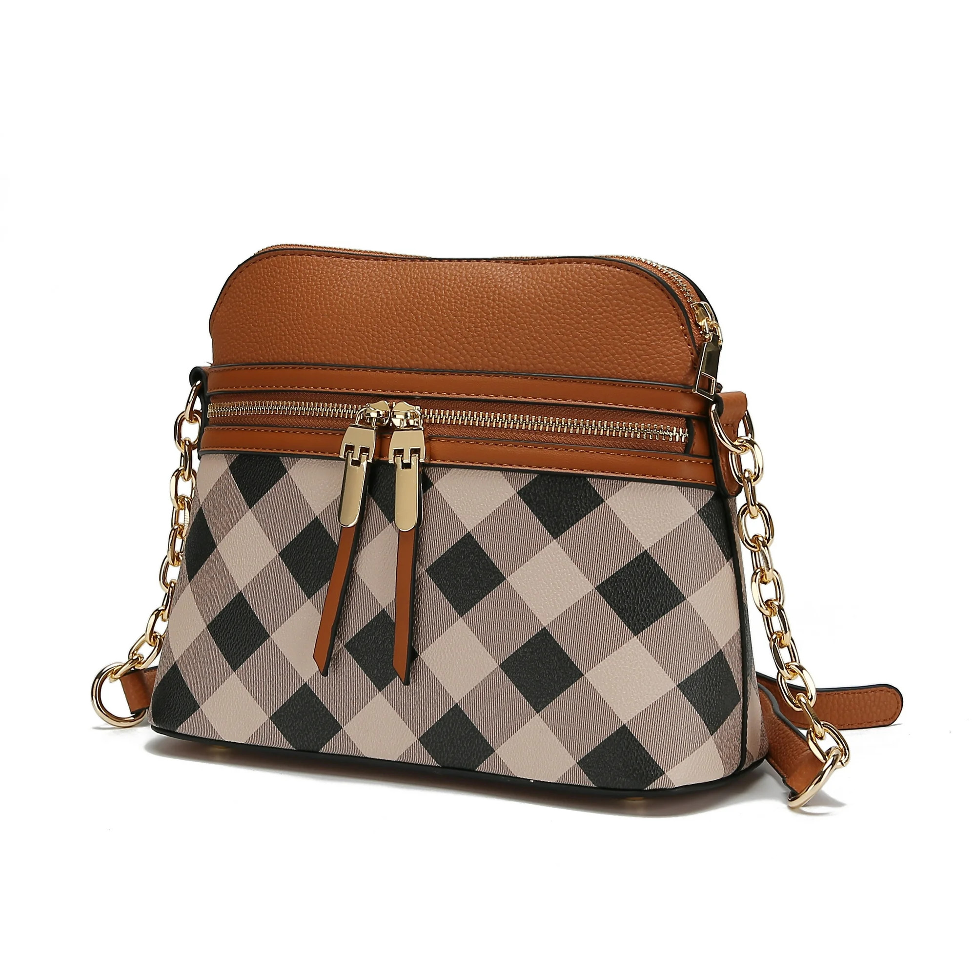 MKF Collection Suki Checkered Crossbody Bag By Mia K. | Walmart (US)