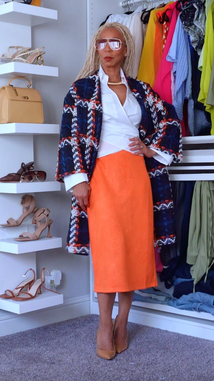 Need a pop of color to liven up your fall/winter wardrobe? Check out my StyleWe haul live now on YouTube: https://youtu.be/xabsKW91kus?si=U-pyefB5Hb7cHH6Z
Get 20% off your purchase with my discount code Tori20
Wearing the skirt in size small. 
*blouse and coat no longer available 

#LTKvlog #LTKOver40 #LTKFindsUnder100