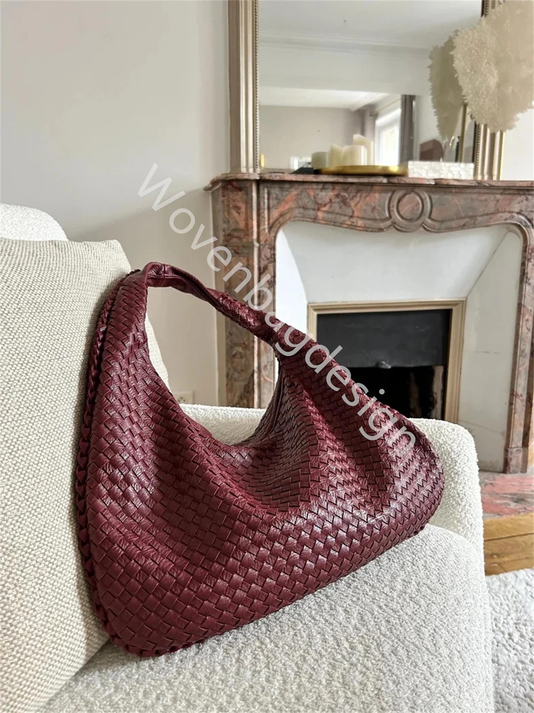 Women Tote Large Hobo Woven Shoulder Bag for Trendy Vegan Leather Dumpling Bag for Busy Mom Weeke... | Etsy (US)