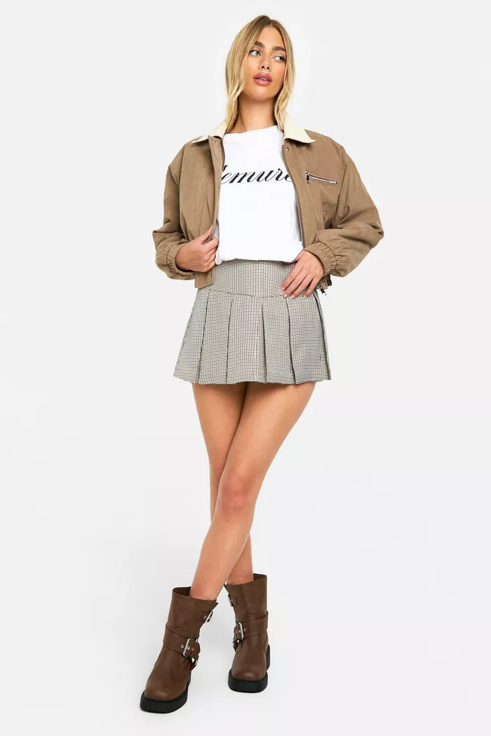 Demure Slogan oversized t shirt | boohoo (US & Canada)