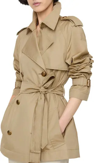 Short Lightweight Cotton Belgravia Trench Coat | Nordstrom